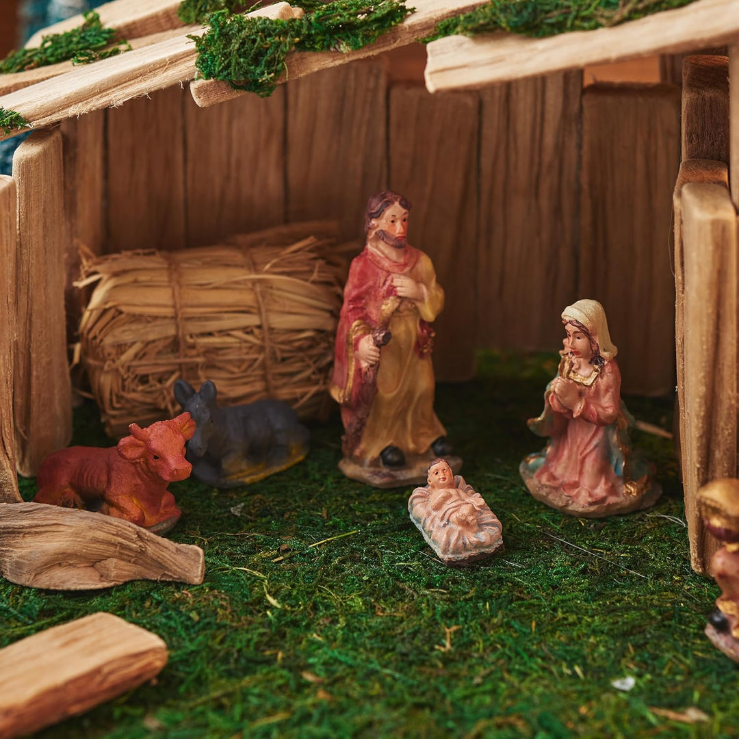 VBS 10 Krippenfiguren-Set Weihnachten Krippe Figuren