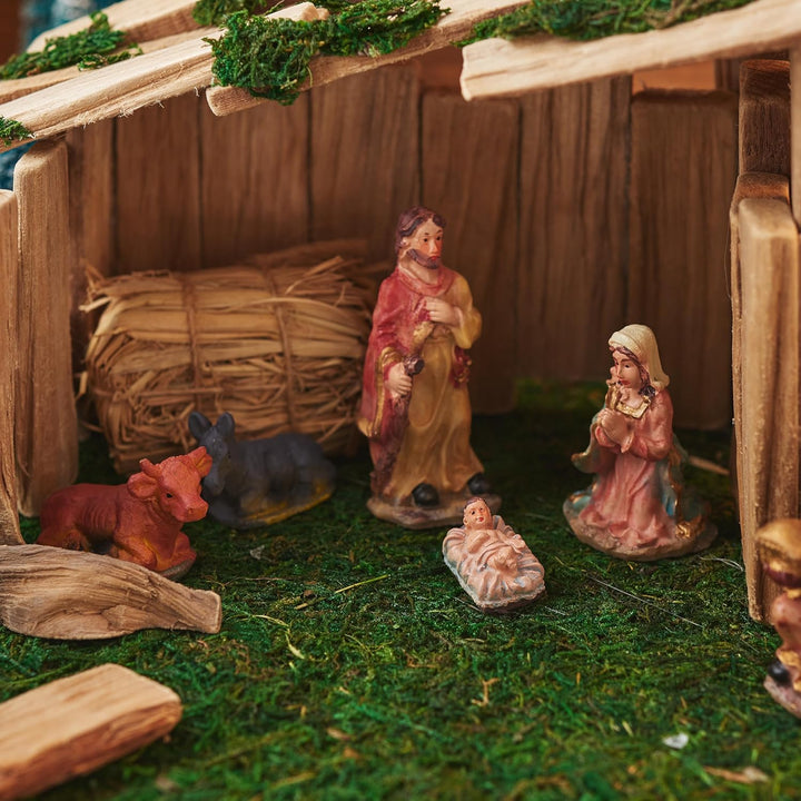 VBS 10 Krippenfiguren-Set Weihnachten Krippe Figuren