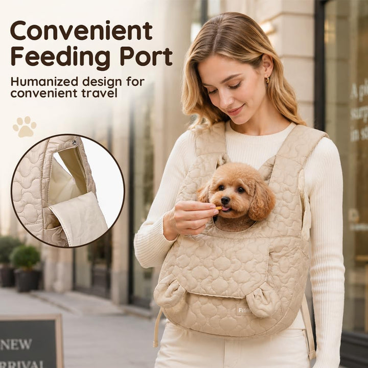 Hundetragetasche Bis 10Kg, SGZIOO Hundetasche für Kleine Hunde, Hunderucksack mit Verstellbarem Gurt
