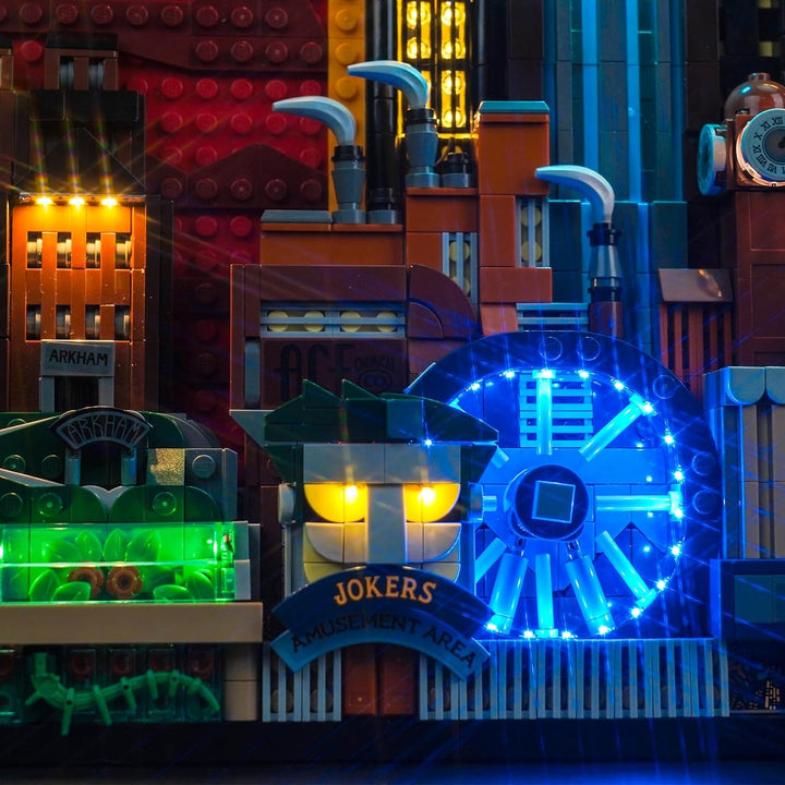 Fernbedienung Licht-Kit für Lego 76271 Batman: The Animated Series Gotham City (Nicht Lego), Led Bel