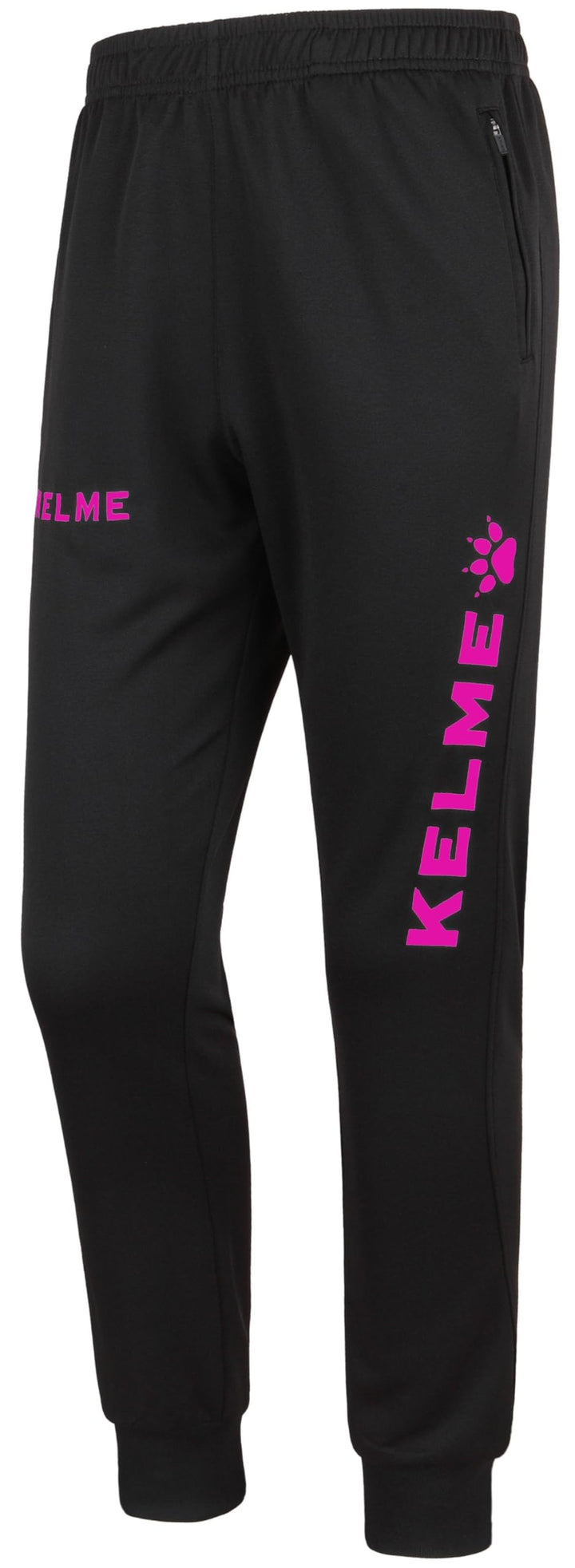 Kelme Herren Global Lange Hose L Schwarz/Rosa (Fucsia), L Schwarz/Rosa (Fucsia)