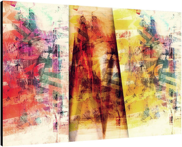 Paul Sinus Art 60x80cm Abstrakt268 - Kunstdruck auf Leinwand - Das Doppelleben -Abstrakte Bilder fer