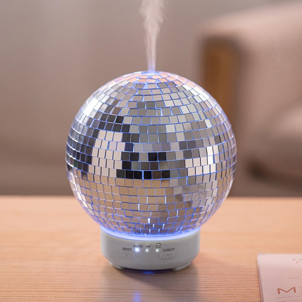 Diffusor Mit Diskokugel Rotierender Spiegel Diffusor Für Ätherische Öle Flüsterleiser Aromatherapie