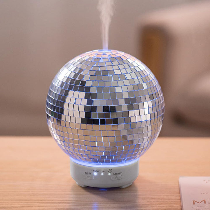 Diffusor Mit Diskokugel Rotierender Spiegel Diffusor Für Ätherische Öle Flüsterleiser Aromatherapie