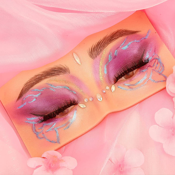 Make-up-Übungsmaske, Gesichtsbrett, Makeup-Training, Silikon-Schaufensterpuppe, Wiederverwendbares R