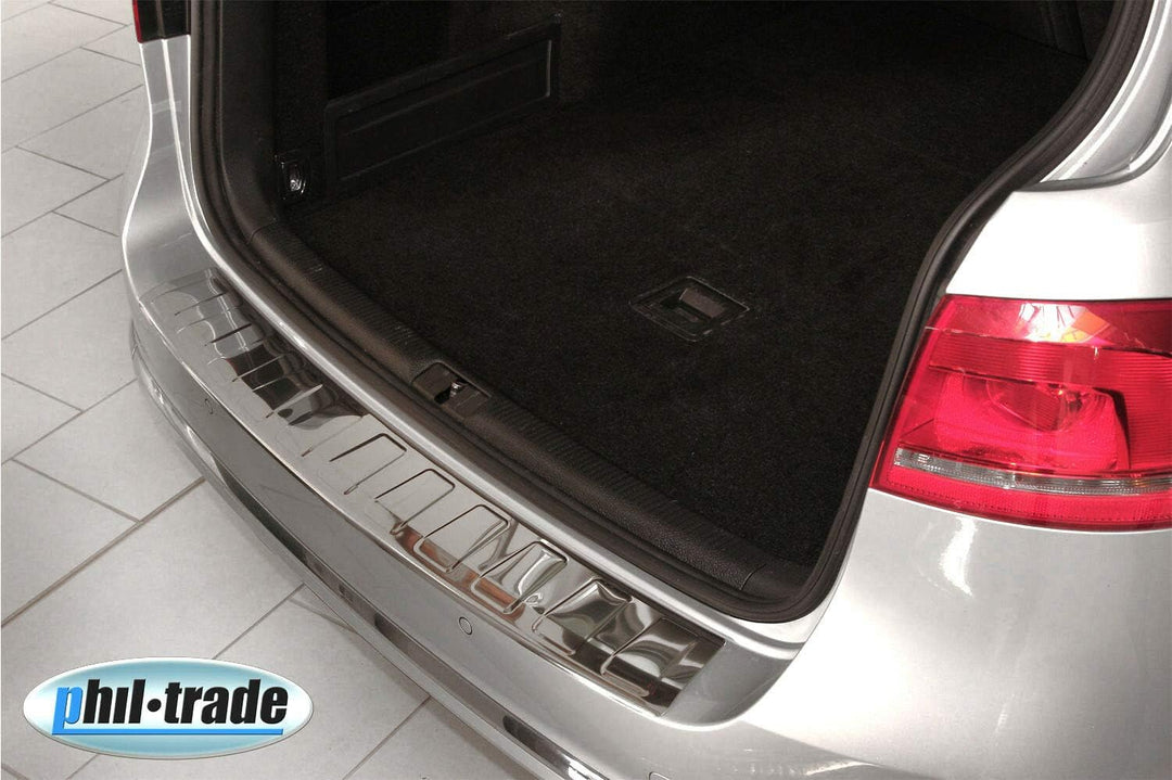 Ladekantenschutz Edelstahl CHROM kompatibel für VW PASSAT B7 KOMBI & ALLTRACK | 2010-2014 | premium