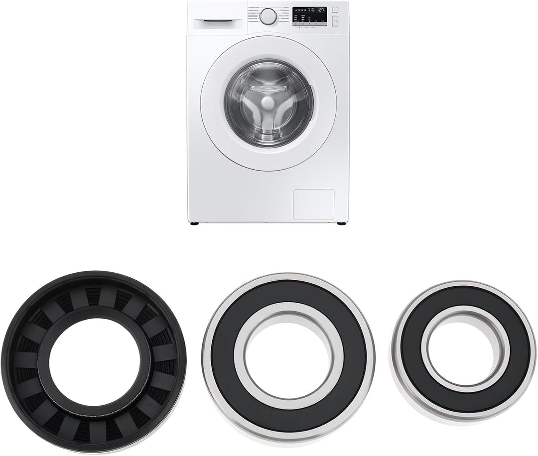 1 Set Trommellager-Dichtungsring-Kit DC6200008A 6205 RZ/6206 RZ /35x65.55x10/12 Kompatibel mit Samsu