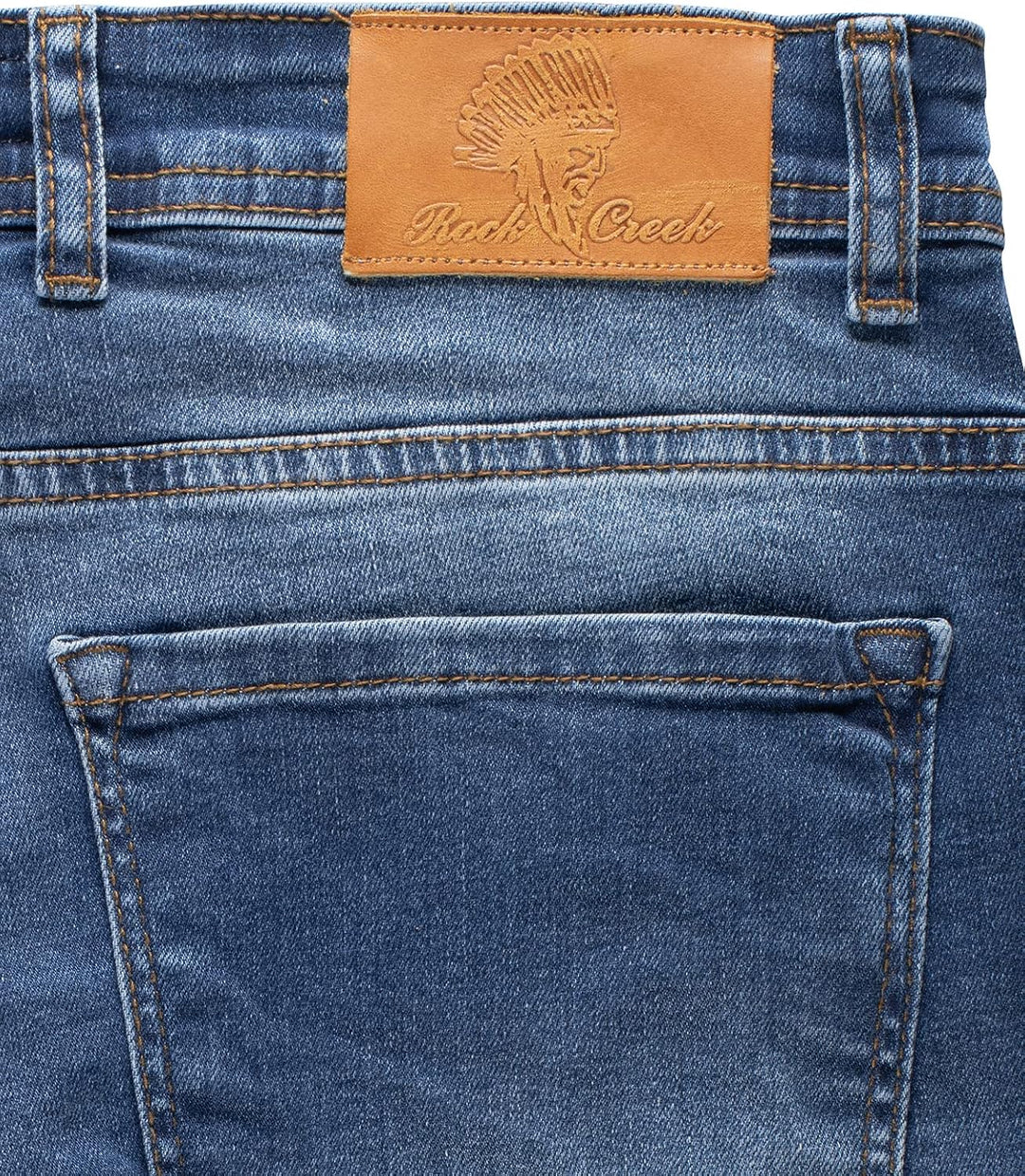 Rock Creek Herren Shorts Jeansshorts RC-2359 29W Dunkelblau, 29W Dunkelblau
