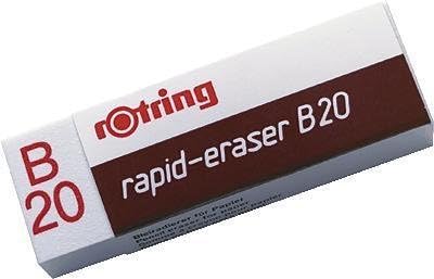 rOtring Tikky 3er Set mit Colourcode 0,35/0,5/0,7 mm (inkl. 3 Dosen Ersatzminen HB + Radierer B20)