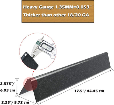 Denmay 7621 44,7cm Flavorizer Bars für Weber Genesis E310, E320, E330, S310, S320, S330 (mit vordere