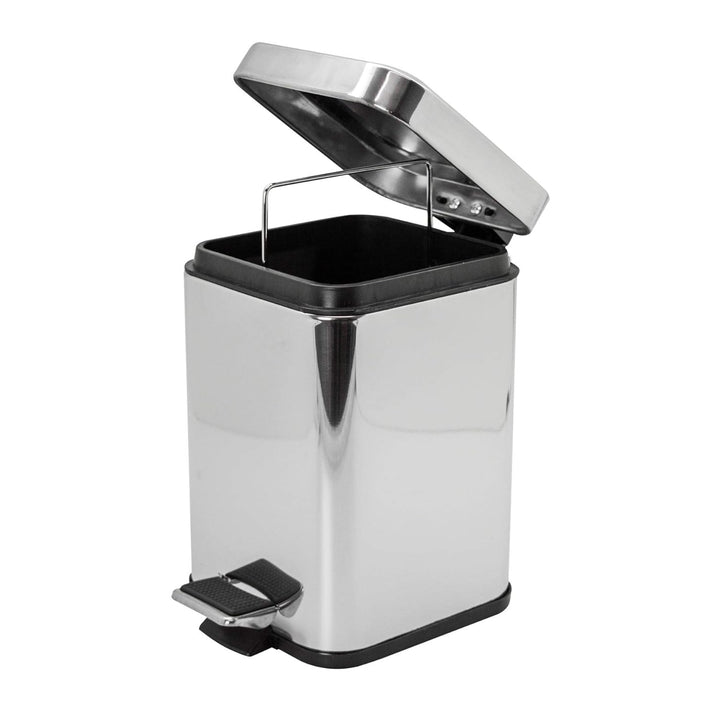 Harbour Housewares Square Badezimmerpedalbehälter - 3L - Chrom