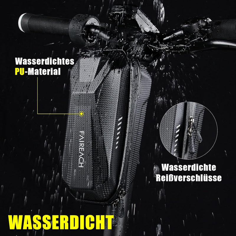 Faireach Scooter Tasche für Roller, Rollertasche Front Tube Bag Gross Lenkertasche Wasserfest, Vorde