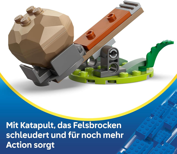 LEGO Sonic The Hedgehog Knuckles vs. Dr. Eggman Egg Crusher Mech Toy - Building Set incl. 2 Minifigu