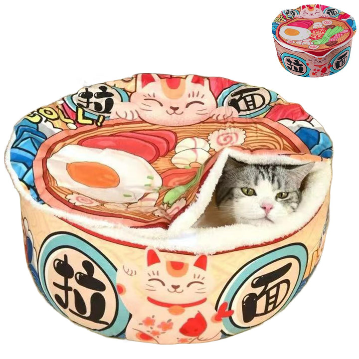 Katzenhöhle, Katzenbetten, Kuschelhöhle für Kätzchen, Bequemer Schlafplatz für Katzen Welpen, Plüsch