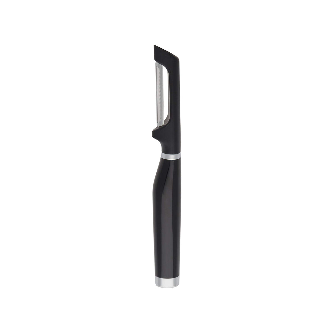 Lifetime Brands KE112OHOBA Klassisch Euroschäler, Kunststoff, schwarz 2, Schwarz 2
