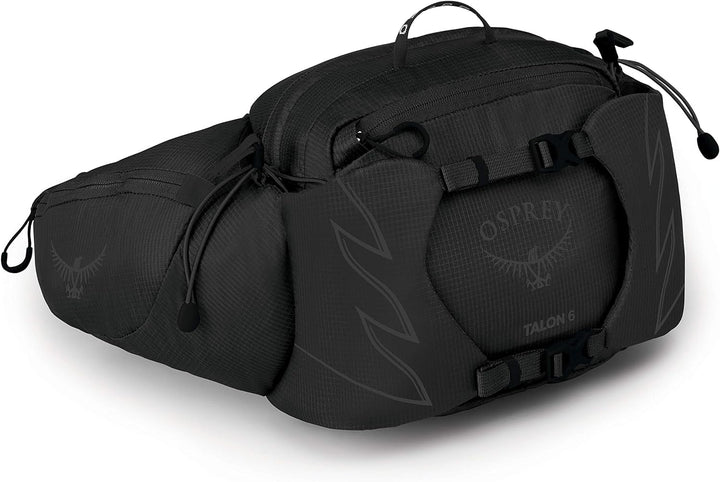Osprey Talon 6 Wanderrucksack für Männer Stealth Black Einheitsgrösse, Stealth Black Einheitsgrösse
