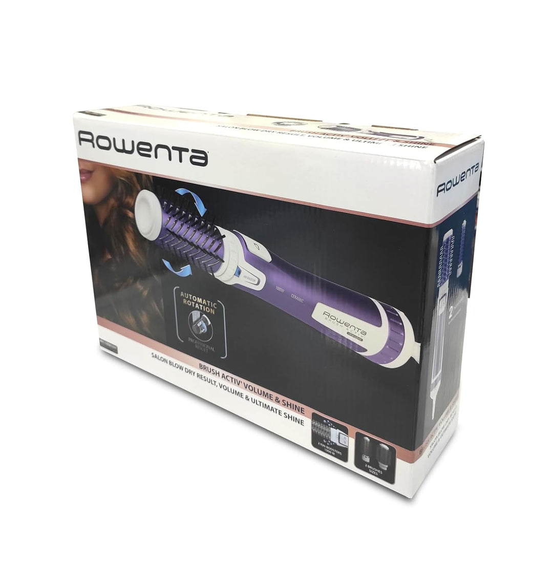 Rowenta CF9530 Rotierende Warmluftbürste Brush Activ Volume & Shine | Keramikbeschichtung | 3 Geschw