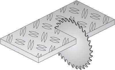 Cmt 226.060.10 Industrie Dry Cut Stahl Sägeblatt, 25,4 x 60 Zähne 8 ° FWF Schleifen mit 5/8 Zoll Boh