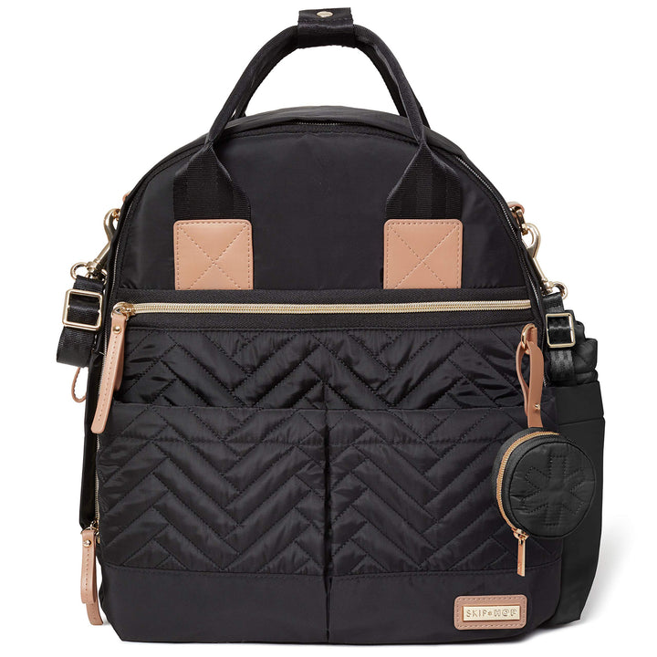 Skip Hop 200675, Multifunktions-Baby-Reisetasche mit Wickelunterlage, Kinderwagenriemen, Flaschentas