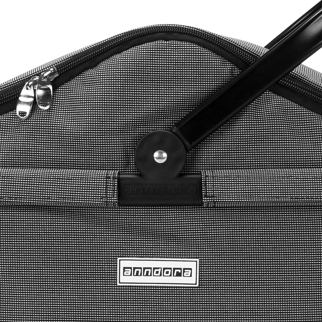 anndora Einkaufskorb 25 Liter Isolierkorb - Grau Iso: Grau Gewebt