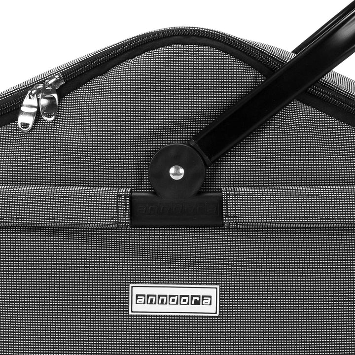 anndora Einkaufskorb 25 Liter Isolierkorb - Grau Iso: Grau Gewebt