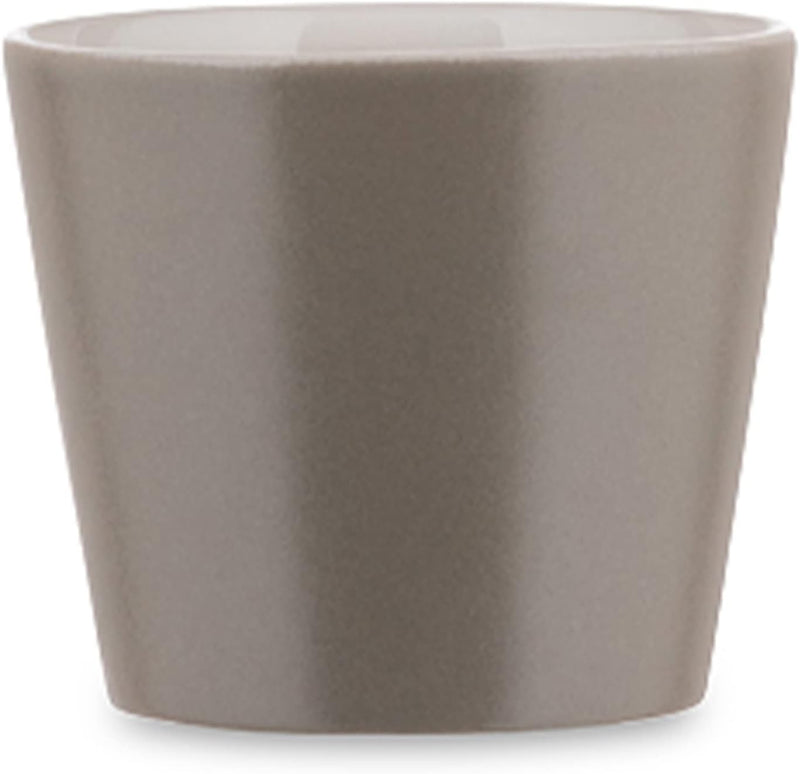 Alessi "Tonale", 4 Stück Mokka Obertasse Light Grey Grau, Grau