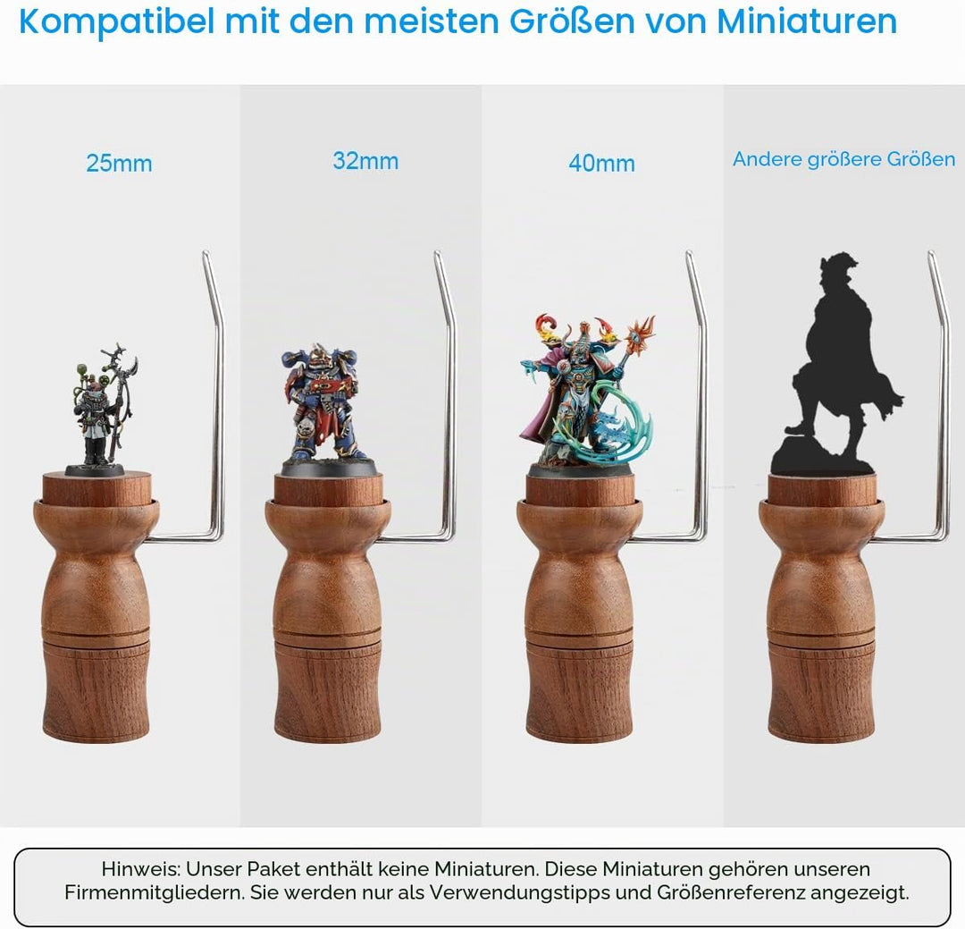 Jucoci Malgriff für Miniautres Farbgriff Kompatibel mit Warhammer DND Massstab Modell Fantasy Figure