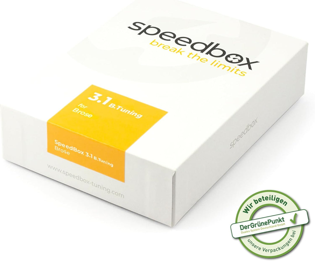 SpeedBox 3.1 B.Tuning kompatibel mit Brose/Specialized/SRAM Powertrain/E-Bike Tuning-Kit/Entsperrte