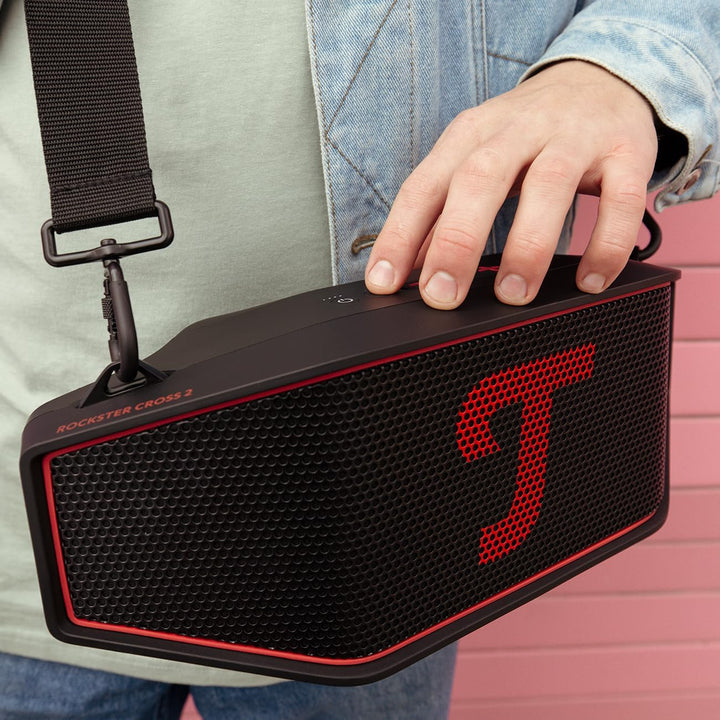 Teufel ROCKSTER Cross 2 Tragbarer Bluetooth Lautsprecher für drinnen und draussen, mit Langer Akkula