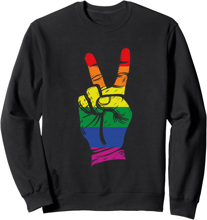 LGBT Schwulen Lesben Stolz Farben Gleichberechtigungs Sweatshirt