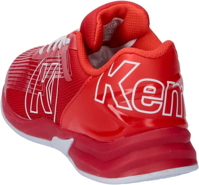 Kempa Unisex Attack Three 2.0Handballschuhe, Sportschuhe, Turnschuhe 42.5 EU Rot, 42.5 EU Rot