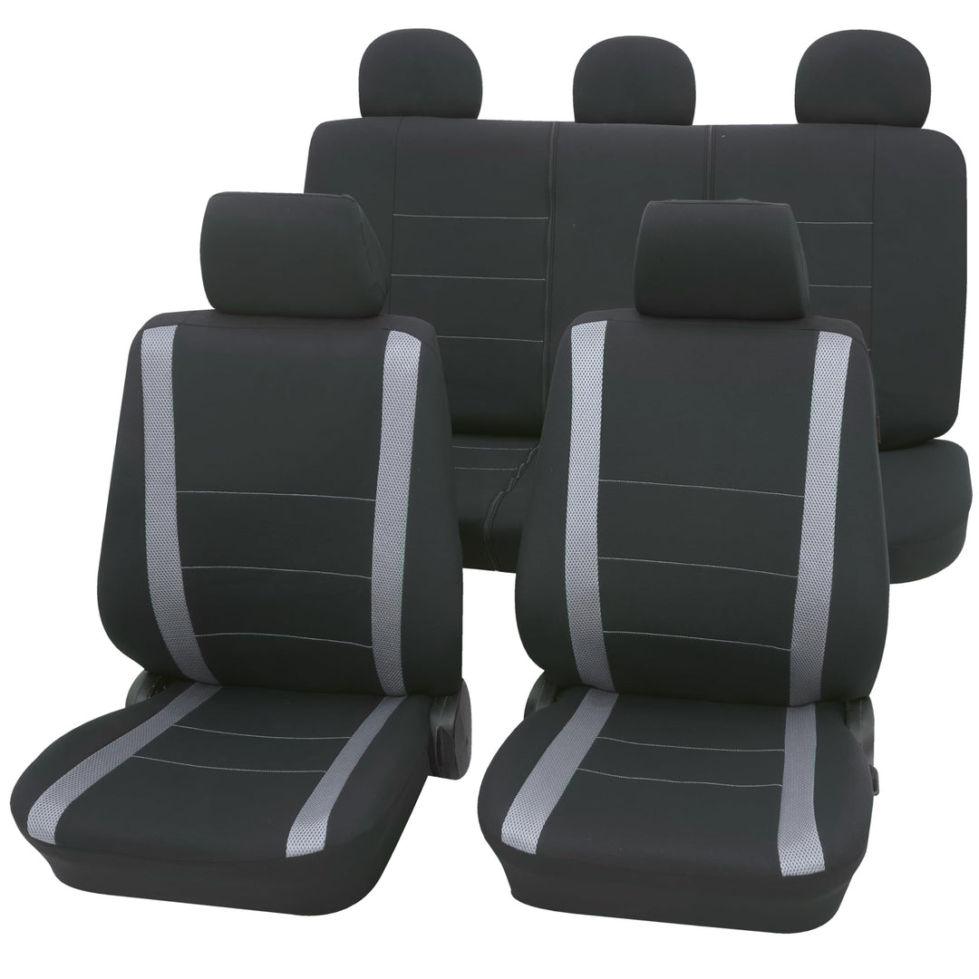 Petex Sitzbezugset Universal Eco Class Samoa grau 11-teilig Grösse SAB 1 Vario