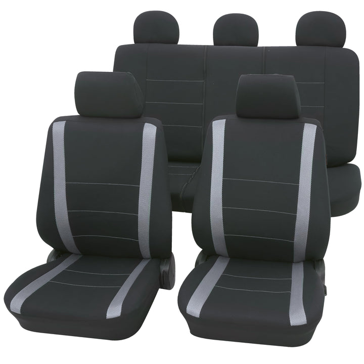 Petex Sitzbezugset Universal Eco Class Samoa grau 11-teilig Grösse SAB 1 Vario