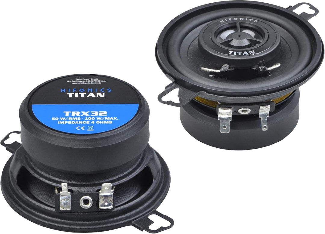 Hifonics TRX32-8,7 cm (3“) 2-Wege Koax-System aus der Titan Car-Audio Serie