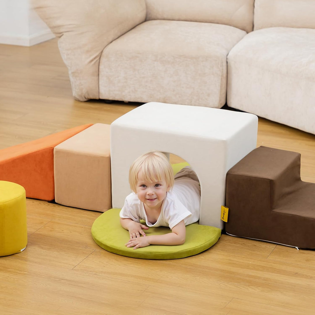 BanaSuper Schaumstoff-Kletterblöcke für Kinder, Schaumstoff Bausteine XXL, EN71-zertifiziert & rutsc