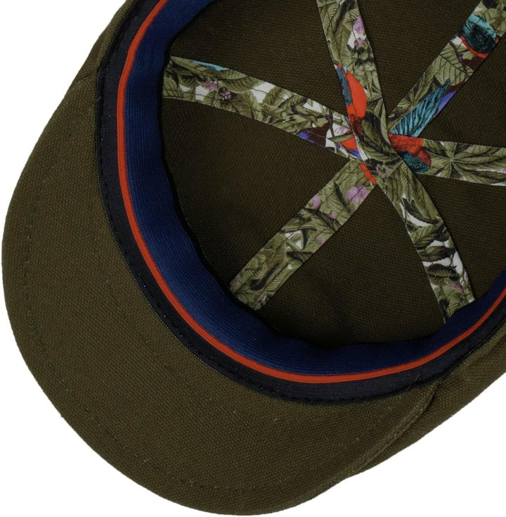 LIERYS Uni Cotton Flatcap - Klassische Form - Schiebermütze mit Stretchfutterband - Herren - Frühjah