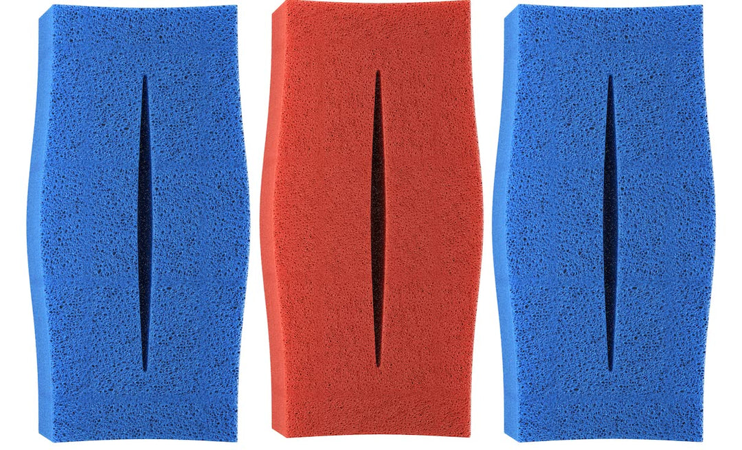 3X Ersatz Filter Schwamm passend für Oase Biotec 5 (2X grob 10ppi + 1x fein 30ppi) | Set 2X Blau 1X