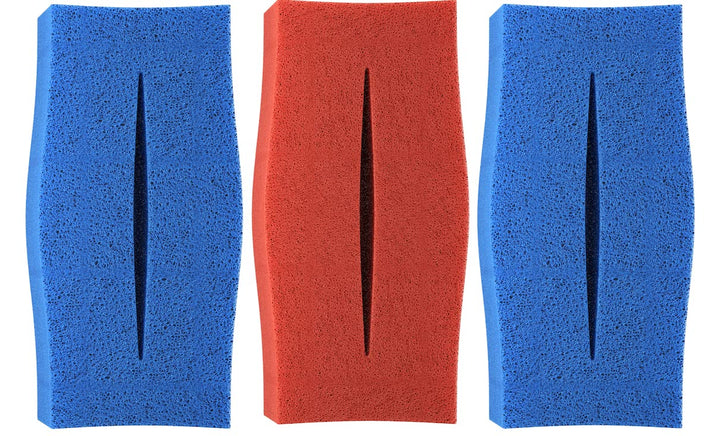 3X Ersatz Filter Schwamm passend für Oase Biotec 5 (2X grob 10ppi + 1x fein 30ppi) | Set 2X Blau 1X