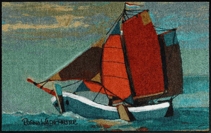 Salonloewe Rosina Wachtmeister Fussmatte waschbar Sail Away 50x75 cm SLD1313-050x075