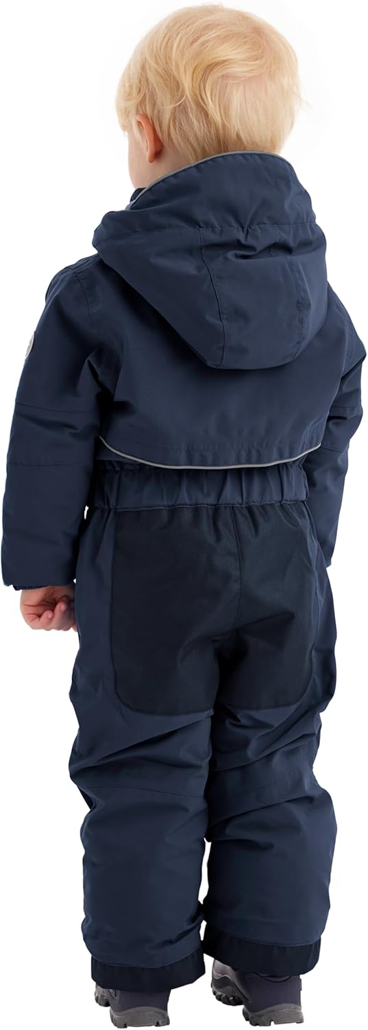 Killtec Unisex Kinder Fisw 31 Mns Onpc Skioverall/Schneeanzug mit Kapuze, wasserdicht, dunkelblau, 8