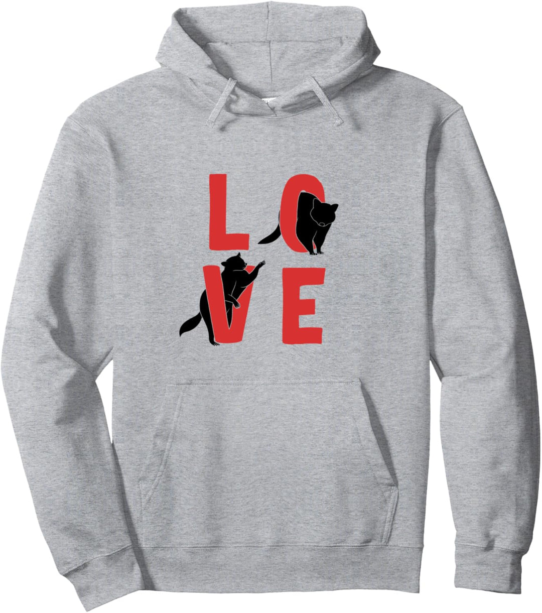 Waschbär Love Pullover Hoodie