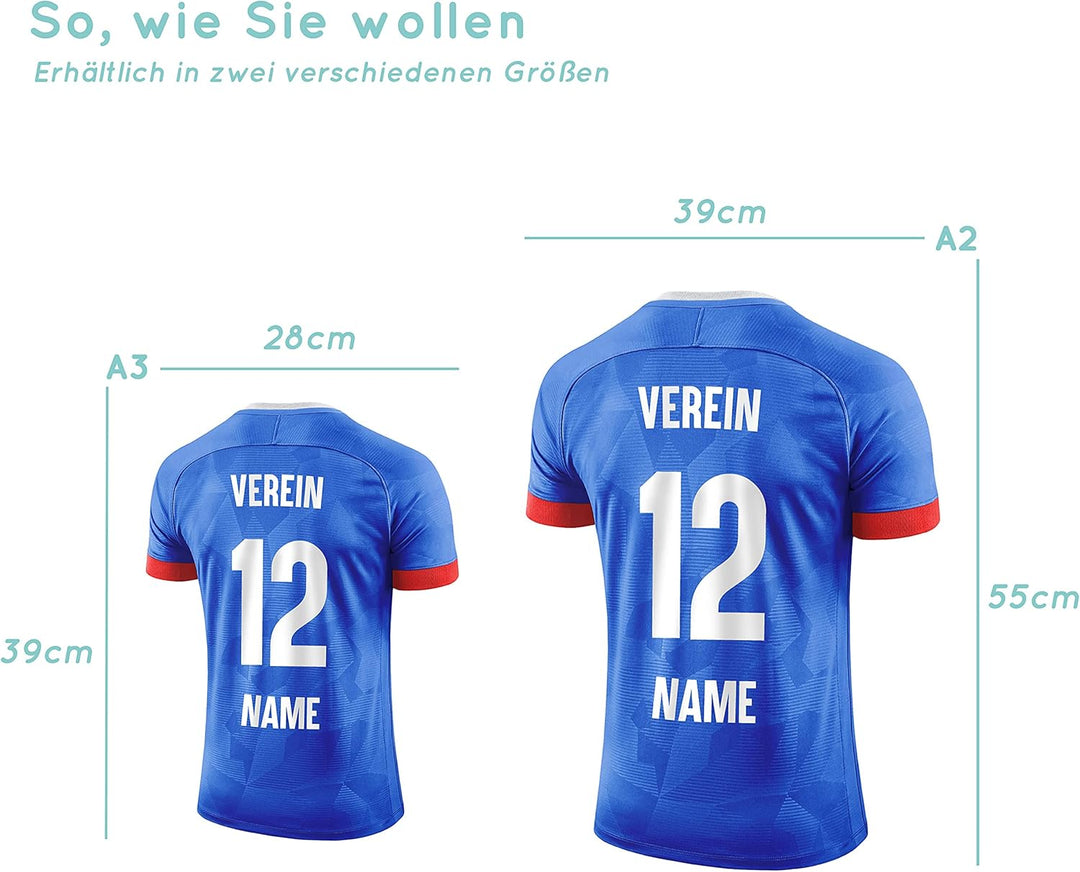 Elbeffekt Trikotlampe für Lemgo Fans aus Holz - personalisierbares Geschenk - schenke Dein individue