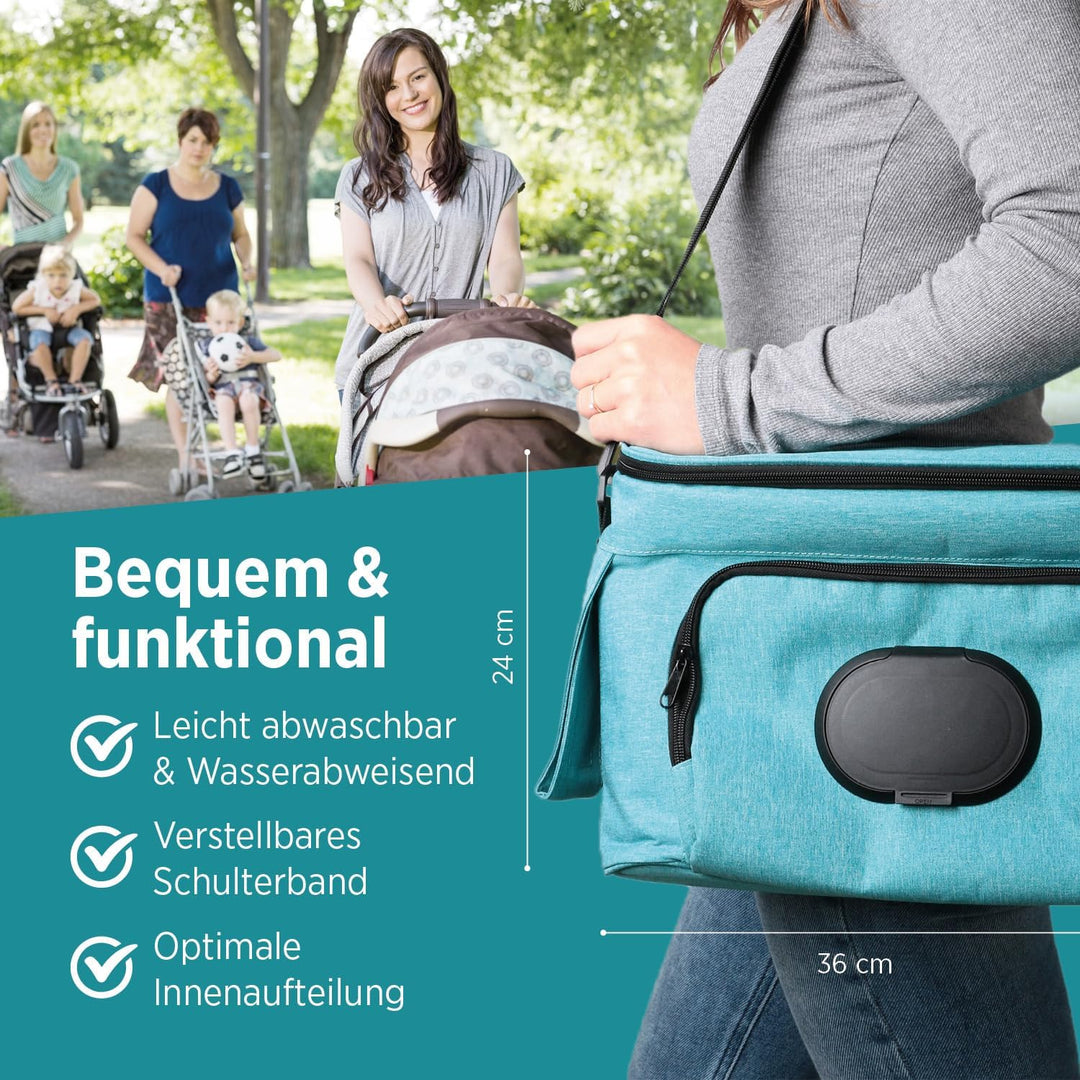 Kinderwagen Organizer BO 300 | Kinderwagen Zubehör | Wickeltasche | Babytasche | Windeltasche | Isol