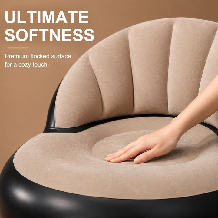 Aufblasbarer Sofa, Aufblasbarer Sessel, Tragbarer Aufblasbarer Sofastuhl | Gohytal Aufblasbarer Sofa
