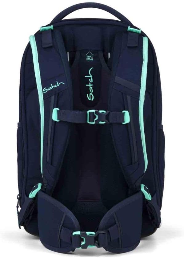 Satch Match Plus Schulrucksack Set 3tlg. inkl. Schlamperbox und Sporttasche (Ocean Mint), Ocean Mint
