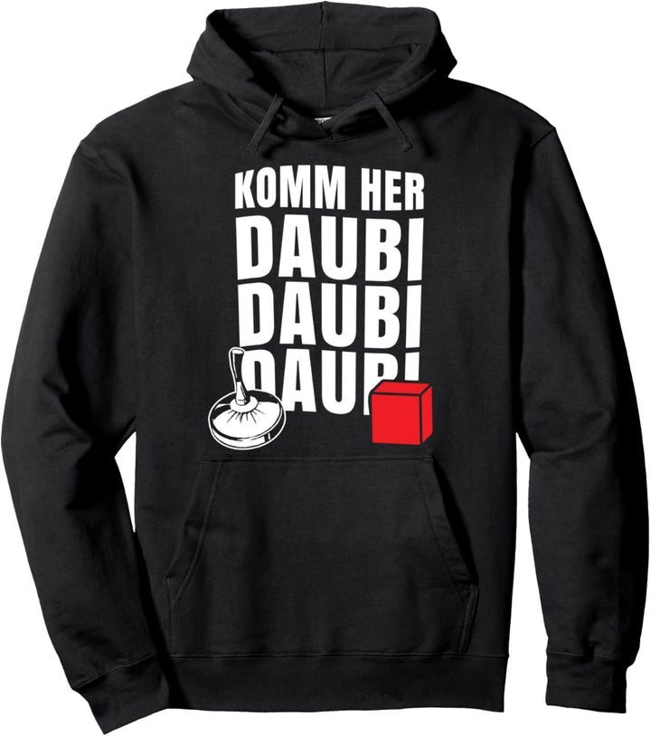 Lustiges Stockschiessen Stocksport Komm Her Daubi Daubi Pullover Hoodie