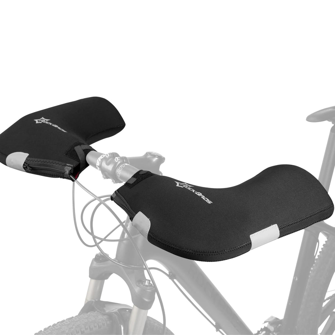 ROCKBROS Lenkerstulpen Lenker Handschuhe für Fahrrad Motorrad Roller Scooter Gefüttert Winddicht Was