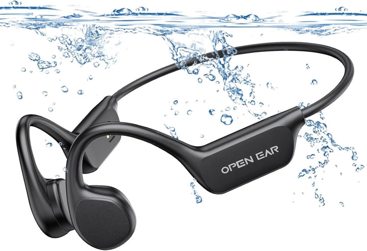 Schwimmen Kopfhörer, Knochenschall Kopfhörer Eingebaute 32GB Speicher, MP3 Sport Kopfhörer Bluetooth