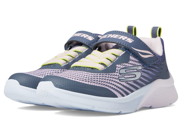 Skechers Mädchen 302349l Bkmt Sneaker 28 EU Anthrazit mit Glitzernden Netzstoffen, 28 EU Anthrazit m