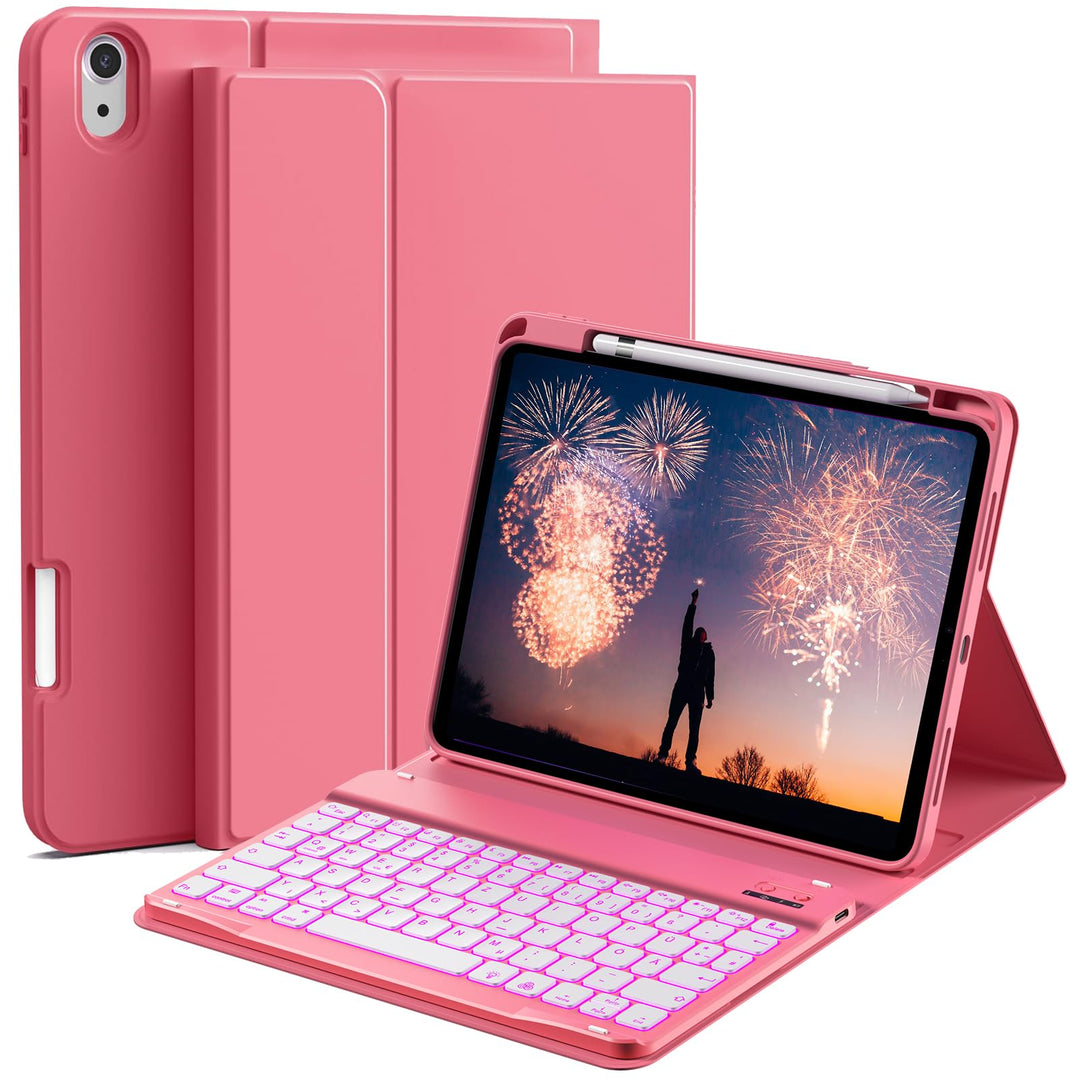 Tastatur mit Hülle für iPad 11. Generation 2025 11 Zoll A16/ iPad 10. Generation 2022 10,9 Zoll Hüll